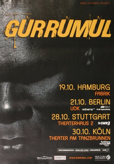 Gurrumul - Wiyathul, Tour 2009 - Konzertplakat