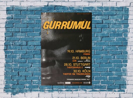 Gurrumul - Wiyathul, Tour 2009 - Konzertplakat