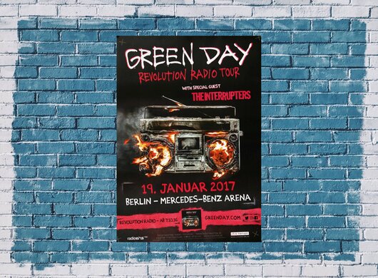 Green Day - Revolution Radio , Berlin 2017 - Konzertplakat