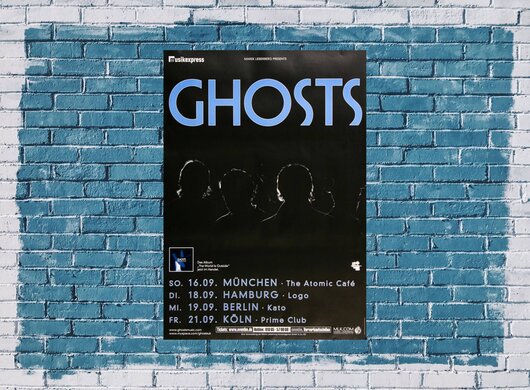 Ghosts - World Is Outside, Tour 2007 - Konzertplakat