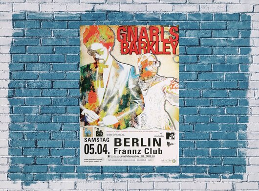 Gnarls Barkley - Danger Mouse, Berlin 2008 - Konzertplakat