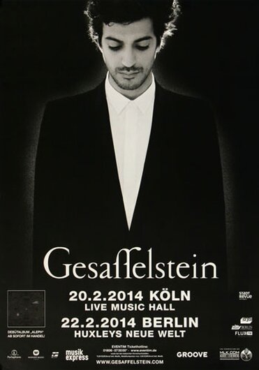 Gesaffelstein - Pursuit, Köln & Berlin 2014 - Konzertplakat