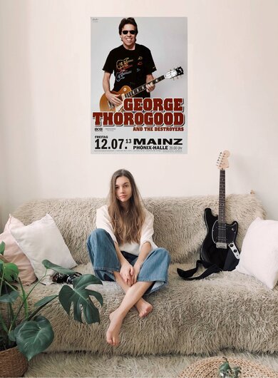 George Thorogood - Great Songs, Mainz 2013 - Konzertplakat