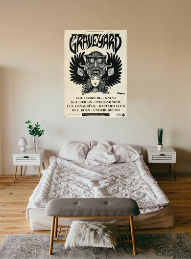 Graveyard - Endless Nights, HH Tour, 2012 - Konzertplakat