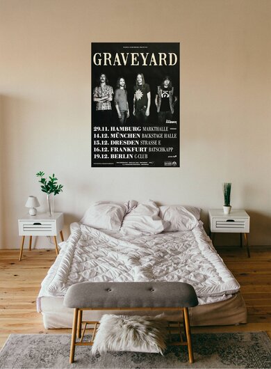 Graveyard - Lights Out, Tour 2012 - Konzertplakat