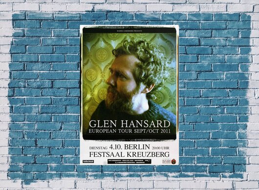 Glenn Hansard - Once, Berlin 2011 - Konzertplakat