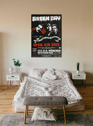 Green Day - München Live, München 2010 - Konzertplakat