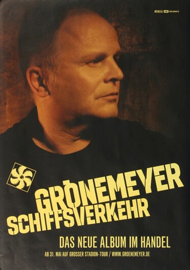Grönemeyer, Herbert - Schiffsverkehr,  2011 - Konzertplakat