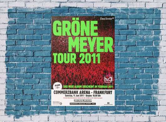 Grönemeyer, Herbert - Alarm, Frankfurt 2011 - Konzertplakat