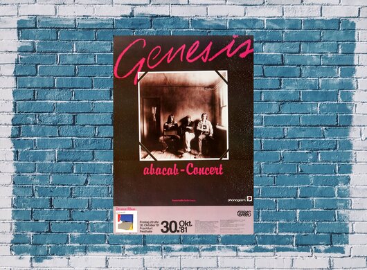 Genesis - Abacab, Frankfurt 1981 - Konzertplakat