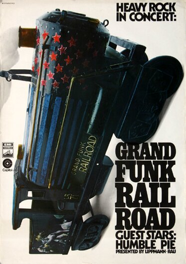 Grand Funk Railroad - On Time,  1969 - Konzertplakat