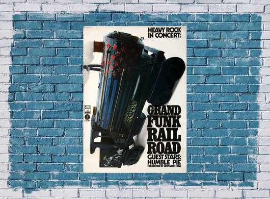 Grand Funk Railroad - On Time,  1969 - Konzertplakat