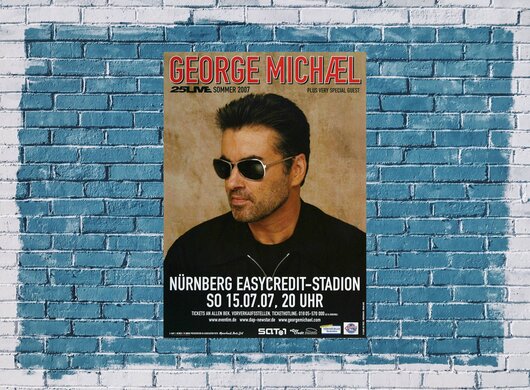 George Michael - Summer, Nürnberg 2007 - Konzertplakat