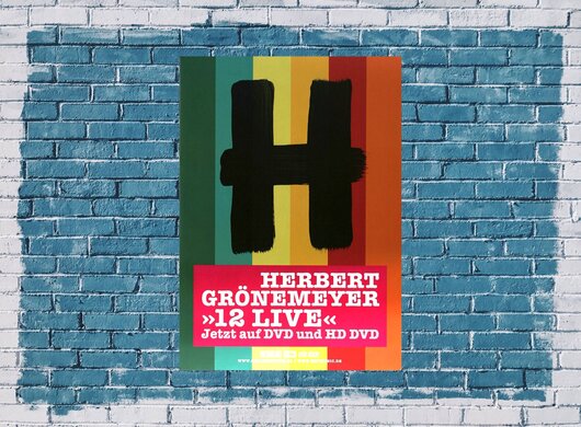 Grönemeyer, Herbert - 12 Live,  2008 - Konzertplakat