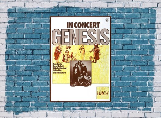 Genesis - Trick of the Tail,  1976 - Konzertplakat