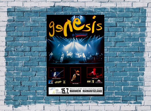 Genesis - Turn It On Again, Mannheim 1992 - Konzertplakat