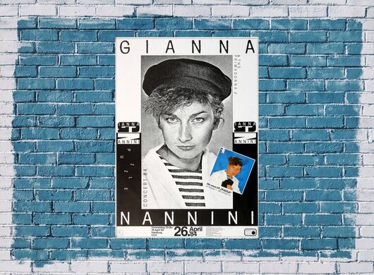 Gianna Nannini - Puzzle, Hamburg 1984 - Konzertplakat