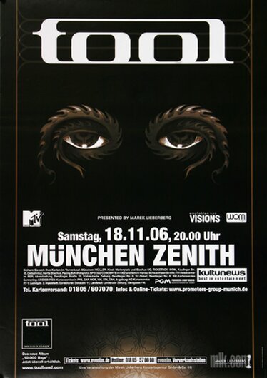 fool - 100 Days , München 2006 - Konzertplakat