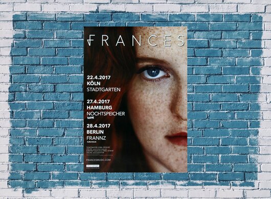 Frances - Let It Out, Tour 2017 - Konzertplakat