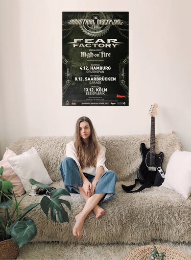 Fear Factory - Industrial Discipline, Tour 2010 - Konzertplakat