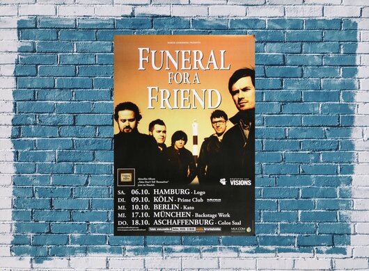 Funeral For A Friend - Tales Dont Tell, Tour 2007 - Konzertplakat