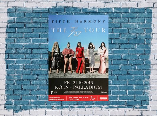 Fifth Harmony - The 7/25 , Köln 2016 - Konzertplakat