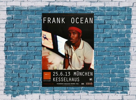 Frank Ocean - Channel Orange, München 2013 - Konzertplakat
