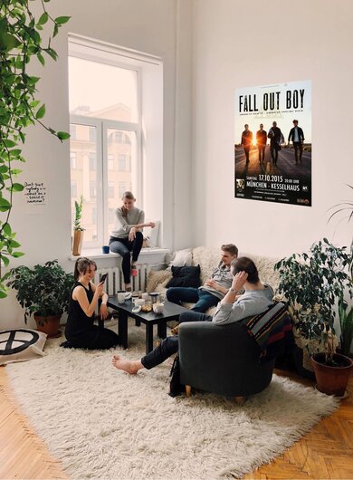 Fall Out Boy - American Psycho , München 2015 - Konzertplakat