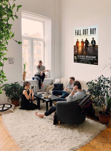 Fall Out Boy - American Psycho , Düsseldorf 2015 - Konzertplakat