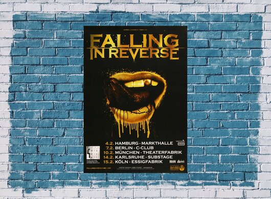 Falling In Reverse - Just Like You, Tour 2015 - Konzertplakat