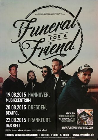 Funeral For A Friend - Chapter And Verse, Tour 2015 -...