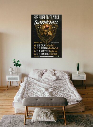 Five Finger Death Punch - Shadows Fall, Tour 2009 - Konzertplakat