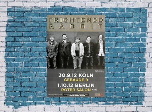 Frightened Rabbit - State Hospital, Köln & Berlin 2012 - Konzertplakat