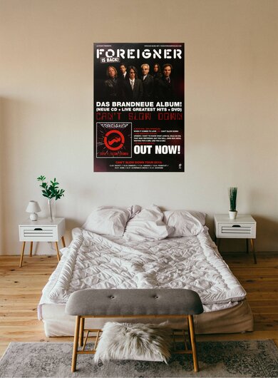 Foreigner - Cant Slow Down,  2010 - Konzertplakat