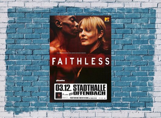 Faithless - No Roots, Offenbach  2004 - Konzertplakat