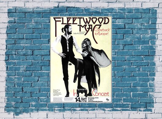 Fleetwood Mac - Rumours, Frankfurt 1977 - Konzertplakat