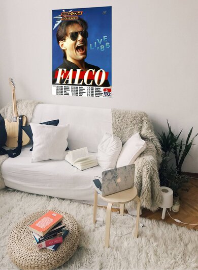 Falco - Live , Tour 1986 - Konzertplakat
