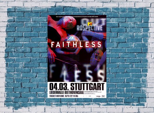 Faithless - Outrospective, Stuttgart 2002 - Konzertplakat