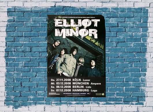 Elliot Minor - Solaris, Tour 2008 - Konzertplakat