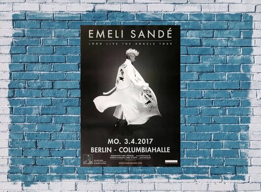 Emeli Sande - Long Live , Berlin 2017 - Konzertplakat