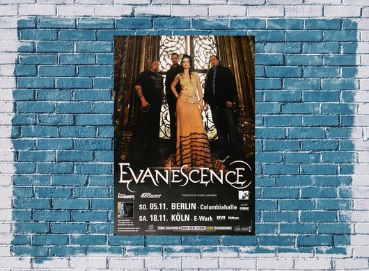 Evanescence - The Open Door, Berlin & Köln 2006 - Konzertplakat