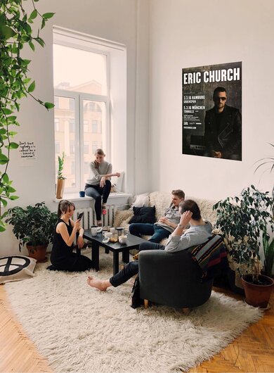 Eric Church - Kill A Word, Hamburg & München 2016 - Konzertplakat