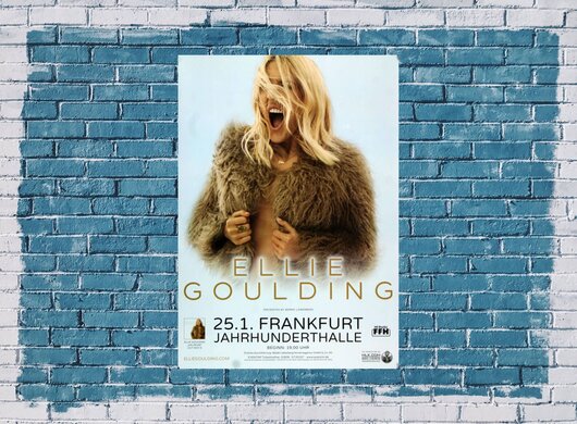 Ellie Goulding - Delirium , Frankfurt 2016 - Konzertplakat