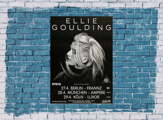 Ellie Goulding - Halycon Days, Tour 2013 - Konzertplakat