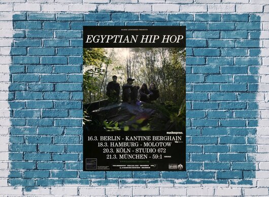 Egyptian Hip Hop - Yoro Diallo, Tour 2013 - Konzertplakat