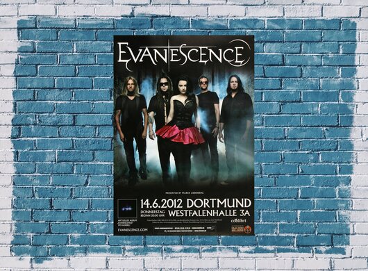 Evanescence - Made Of Stone , Dortmund 2012 - Konzertplakat
