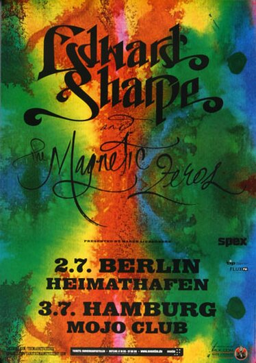 Edward Sharpe & Magnetic Zeros - Please, Berlin & Hamburg 2013 - Konzertplakat
