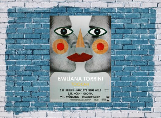 Emiliana Torini - Tookah, Tour 2013 - Konzertplakat