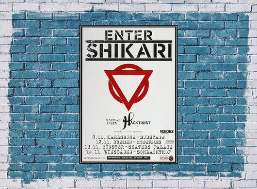 Enter Shikari - Snakepit, Tour 2013 - Konzertplakat
