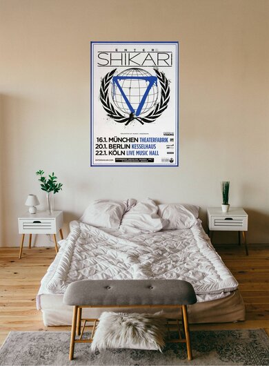 Enter Shikari - Radiate, Tour 2013 - Konzertplakat